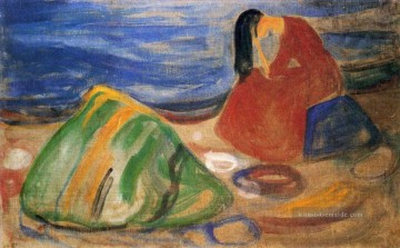 Melancholie Edvard Munch Expressionismus Ölgemälde